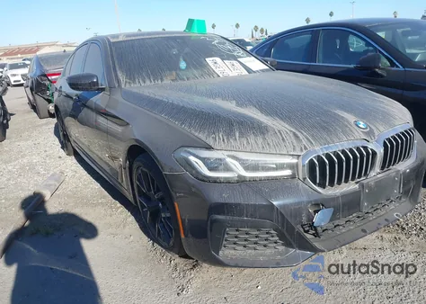 2021 BMW 530E из США, поврежденный, VIN WBA13AG02MCF53616